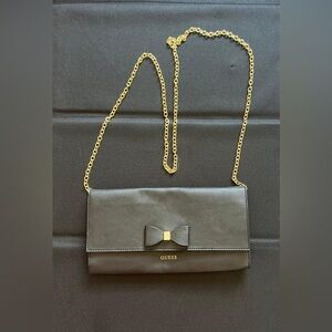 GUESS Black Crossbody Bag with Bow Detail